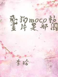 飞狗moco动画片是哪国的