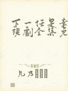下一任是幸福电视剧全集免费观看