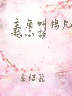 主角叫杨凡的穿越小说