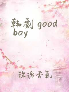 韩剧 good boy
