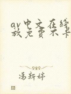 av中文在线播放免费不卡