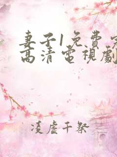 妻子1免费完整高清电视剧在线看