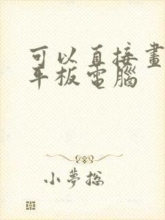 可以直接画图的平板电脑