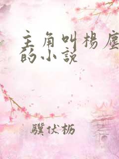 主角叫杨尘杨柔的小说