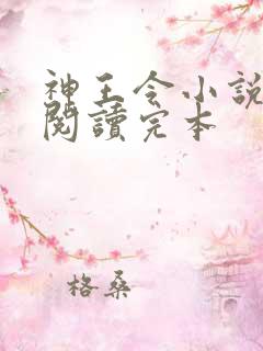 神王令小说免费阅读完本