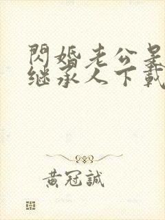 闪婚老公是豪门继承人下载
