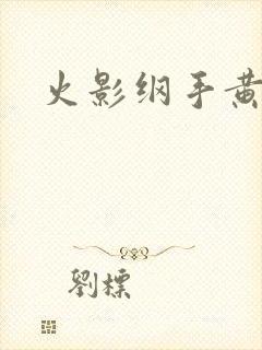 火影纲手黄本子