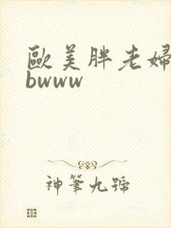 欧美胖老妇bbbwww