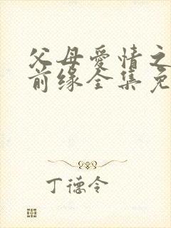 父母爱情之再续前缘全集免费完整版