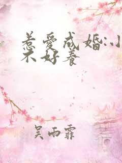 惹爱成婚:小妻不好养