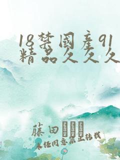 18禁国产91精品久久久久久