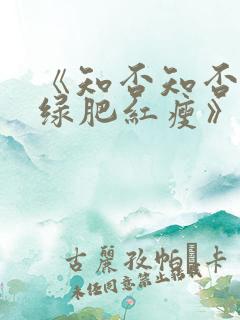 《知否知否应是绿肥红瘦》高清在线
