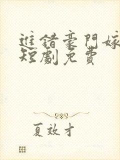 进错豪门嫁对郎短剧免费
