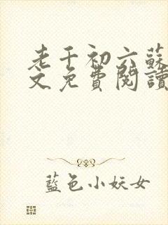 老千初六苏梅全文免费阅读txt