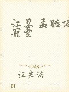 江忍 孟听偏偏宠爱