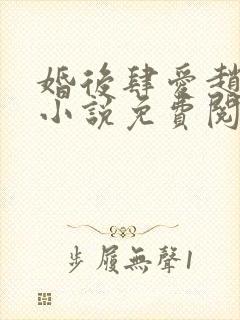 婚后肆爱赵璟笙小说免费阅读无弹窗