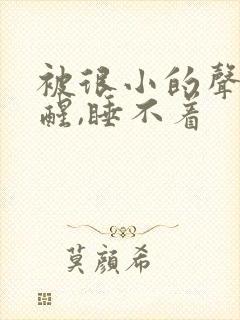 被很小的声音吵醒,睡不着