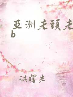 亚洲老头老太ob
