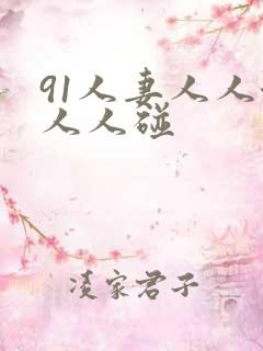 91人妻人人澡人人碰