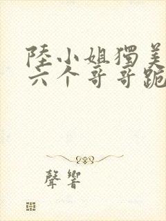 陆小姐独美后,六个哥哥跪求原谅免费阅读 陆小姐独美后,六个哥哥跪求原谅免费阅读