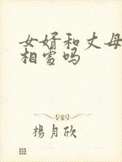 女婿和丈母娘好相处吗