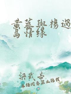 黄蓉与杨过之荒岛情缘