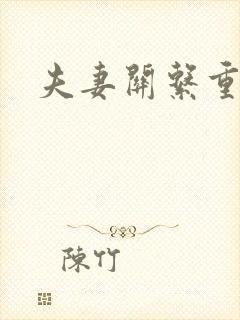 夫妻关系重要性