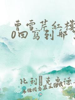 曹雪芹红楼梦80回写到哪了??