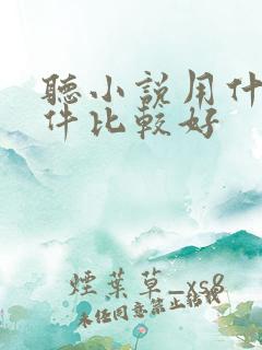 听小说用什么软件比较好