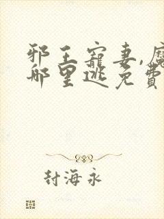 邪王宠妻,魔妃哪里逃免费阅读