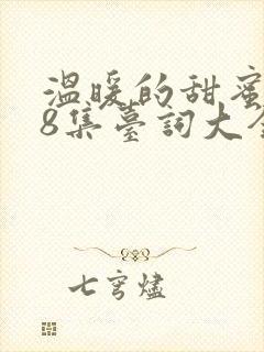 温暖的甜蜜的38集台词大全