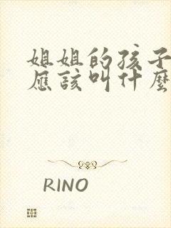 姐姐的孩子妹妹应该叫什么