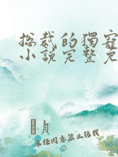 总裁的独宠甜妻小说完整免费