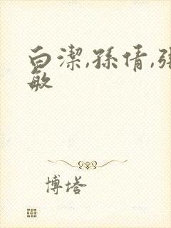 白洁,孙倩,张敏