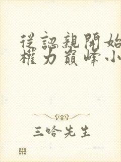 从认亲开始踏上权力巅峰小说免费阅读