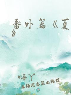 番外篇《夏鎏枫》