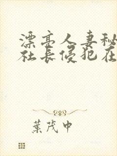 漂亮人妻秘书被社长侵犯在线观看