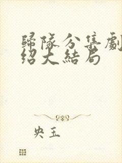归队分集剧情介绍大结局