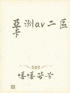亚洲av二区不卡