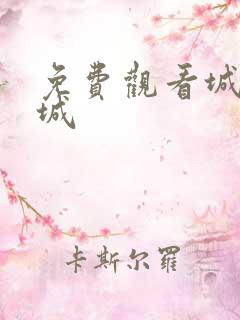 免费观看城中之城