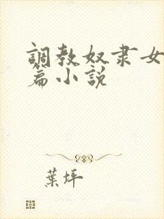 调教奴隶女友短篇小说