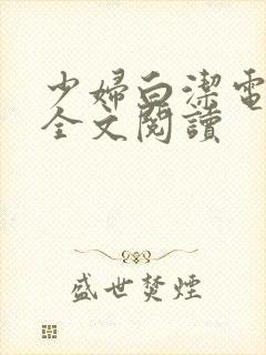 少妇白洁电子书全文阅读