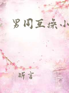男同互操小说