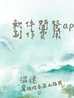 软件开发app制作费用