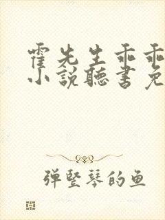 霍先生乖乖宠我小说听书免费