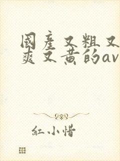 国产又粗又长又爽又黄的av