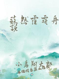 苏然霍霆舟的小说