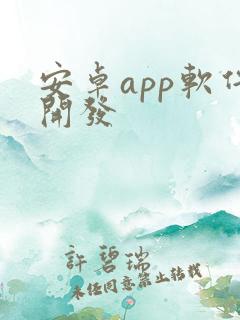 安卓app软件开发