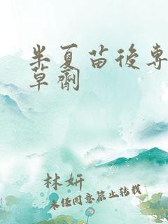 半夏苗后专用除草剂