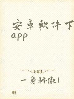 安卓软件下载的app